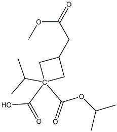 DIISOPROPYL 3-(2-METHOXY-2-OXOETHYL)CYCLOBUTANE-1,1-DICARBOXYLATE