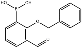Boronic acid, B-[3-formyl-2-(phenylmethoxy)phenyl]-,1632370-88-7,结构式