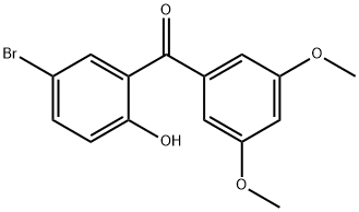 (5-Bromo-2-Hydroxyphenyl)(3,5-Dimethoxyphenyl)Methanone Structure