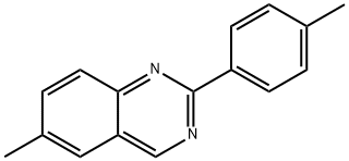 6-methyl-2-(4-methylphenyl)quinazoline Structure