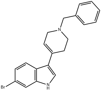 3-(1-Benzyl-1,2,3,6-tetrahydro-4-pyridyl)-6-bromoindole, 97%,1637781-38-4,结构式