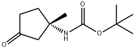 tert-butyl N-(1-methyl-3-oxocyclopentyl)carbamate Structure