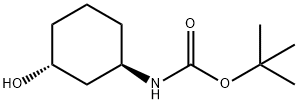 (1R,3R)-(3-Hydroxy-cyclohexyl)-carbamic acid tert-butyl ester,1638744-95-2,结构式