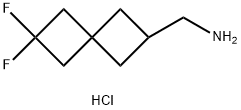 (6,6-difluorospiro[3.3]heptan-2-yl)methanamine hydrochloride Struktur