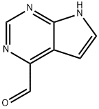 7H-Pyrrolo[2,3-d]pyrimidine-4-carboxaldehyde, 1638768-36-1, 结构式