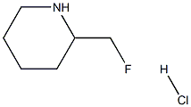 2-(fluoromethyl)piperidine hydrochloride Structure