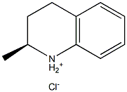 (S)-2-甲基四氢喹啉盐酸盐 结构式