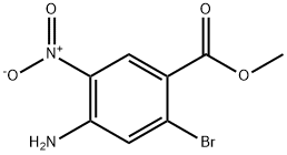 4-Amino-2-bromo-5-nitro-benzoic acid methyl ester,16503-58-5,结构式