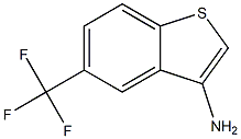 5-(Trifluoromethyl)benzo[b]thiophen-3-amine 化学構造式