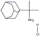 [1-(1-adamantyl)-1-methylethyl]amine hydrochloride Struktur