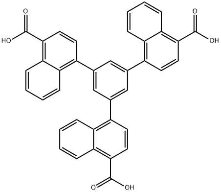 1-Naphthalenecarboxylic acid,4,4',4''-(1,3,5-benzenetriyl)tris-|4,4',4''-(苯-1,3,5-三基)三(1-萘甲酸)