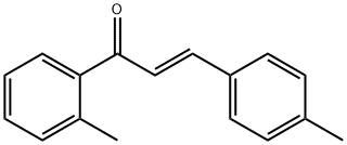 (2E)-1-(2-methylphenyl)-3-(4-methylphenyl)prop-2-en-1-one Struktur