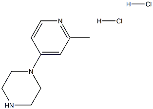 1-(2-甲基吡啶-4-基)哌嗪 二盐酸盐,166954-05-8,结构式