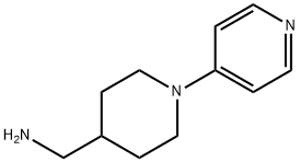 (1-(Pyridin-4-yl)piperidin-4-yl)methanamine Structure