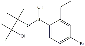4-Bromo-2-ethylphenylboronic acid pinacol ester Structure