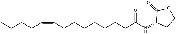 (Z)-N-[(3S)-2-oxooxolan-3-yl]tetradec-9-enamide,1675245-06-3,结构式