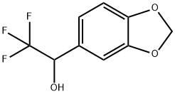 1-(苯并[D][1,3]二氧戊环-5-基)-2,2,2-三氟乙烷-1-醇,168130-82-3,结构式