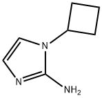 1-シクロブチル-1H-イミダゾール-2-アミン 化学構造式