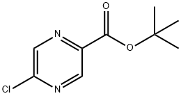 5-Chloro-pyrazine-2-carboxylic acid tert-butyl ester Structure