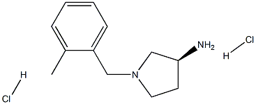 (S)-1-(2-Methylbenzyl)pyrrolidin-3-aminedihydrochloride Structure