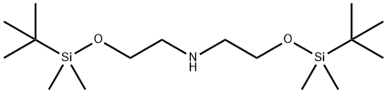 ビス(2-((TERT-ブチルジメチルシリル)オキシ)エチル)アミン 化学構造式