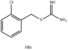 {[(2-chlorophenyl)methyl]sulfanyl}methanimidamide hydrobromide Structure