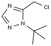 1-(tert-butyl)-5-(chloromethyl)-1H-1,2,4-triazole Structure