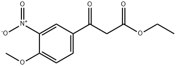 ethyl 3-(4-methoxy-3-nitrophenyl)-3-oxopropanoate Struktur