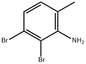 2,3-Dibromo-6-methylaniline Struktur