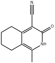1-甲基-3-氧代-2,3,5,6,7,8-六氢异喹啉-4-甲腈, 17012-30-5, 结构式