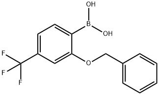 2-Benzyloxy-4-(trifluoromethyl)phenylboronic acid,1701435-39-3,结构式