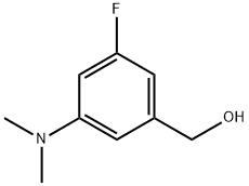 [3-(Dimethylamino)-5-fluorophenyl]methanol Structure