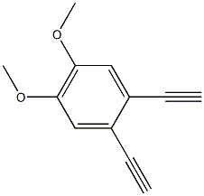 Benzene, 1,2-diethynyl-4,5-dimethoxy- Structure
