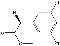 METHYL(2S)-2-AMINO-2-(3,5-DICHLOROPHENYL)ACETATE,1703843-01-9,结构式