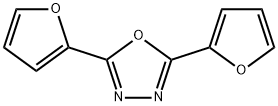 2,5-bis(furan-2-yl)-1,3,4-oxadiazole Struktur