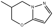 6-甲基-6,7-二氢-5H-吡唑并[5,1-B][1,3]恶嗪 结构式