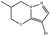 3-Bromo-6-methyl-6,7-dihydro-5H-pyrazolo[5,1-b][1,3]oxazine Structure