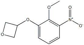 3-(2-methoxy-3-nitrophenoxy)oxetane Structure