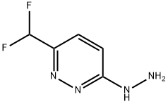 (6-Difluoromethyl-pyridazin-3-yl)-hydrazine Structure