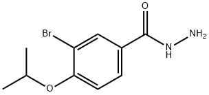 3-Bromo-4-isopropoxy-benzoic acid hydrazide Struktur