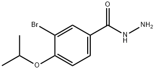 3-Bromo-4-isopropoxy-benzoic acid hydrazide,1706461-66-6,结构式