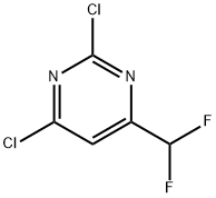 2,4-Dichloro-6-difluoromethyl-pyrimidine Structure