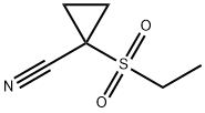 1-Ethanesulfonyl-cyclopropanecarbonitrile Structure