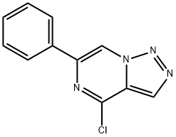 4-Chloro-6-phenyl-[1,2,3]triazolo[1,5-a]pyrazine Structure