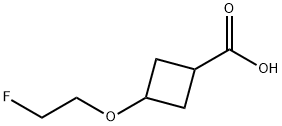 3-(2-Fluoro-ethoxy)-cyclobutanecarboxylic acid|3-(2-Fluoro-ethoxy)-cyclobutanecarboxylic acid