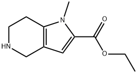 1-Methyl-4,5,6,7-tetrahydro-1H-pyrrolo[3,2-c]pyridine-2-carboxylic acid ethyl ester|4,5,6,7-四氢-1-甲基-1H-吡咯并[3,2-C]吡啶-2-羧酸乙酯