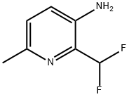 2-Difluoromethyl-6-methyl-pyridin-3-ylamine 化学構造式