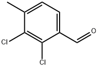 2,3-ジクロロ-4-メチルベンズアルデヒド 化学構造式
