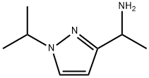 1-(1-Isopropyl-1H-pyrazol-3-yl)-ethylamine Struktur