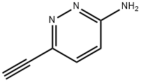 6-ethynylpyridazin-3-amine Struktur